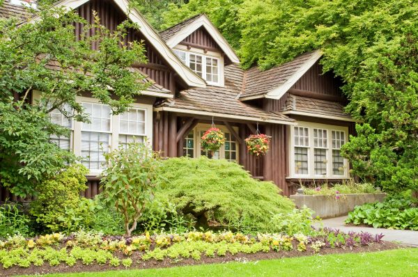 Log Home Landscaping in Sun City West